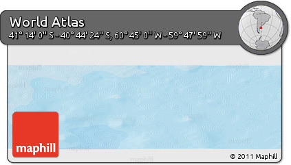 Political Panoramic Map of the Area around 40° 59' 12" S, 60° 16' 29" W