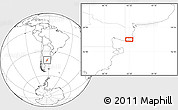 Blank Location Map of La Lobería