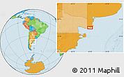 Political Location Map of Balneario Massini