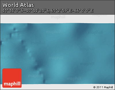 Satellite 3D Map of the Area around 40° 59' 12" S, 65° 31' 30" E