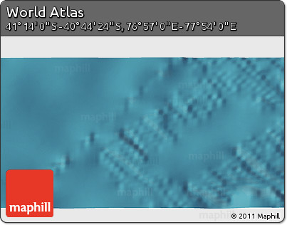 Satellite 3D Map of the Area around 40° 59' 12" S, 77° 25' 30" E