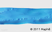 Political Panoramic Map of the area around 40° 59' 12" S, 84° 55' 30" W