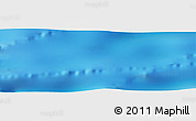 Shaded Relief Panoramic Map of the area around 40° 59' 12" S, 84° 55' 30" W