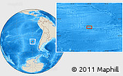 Shaded Relief Location Map of the area around 40° 59' 12" S, 90° 1' 30" W