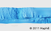 Physical Panoramic Map of the area around 40° 59' 12" S, 91° 43' 29" W