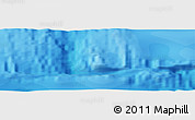 Political Panoramic Map of the area around 40° 59' 12" S, 91° 43' 29" W