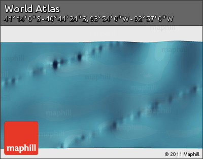 Satellite 3D Map of the Area around 40° 59' 12" S, 93° 25' 30" W
