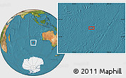Satellite Location Map of the area around 40° 59' 12" S, 96° 58' 29" E