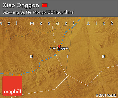 Physical Map of Xiao Onggon