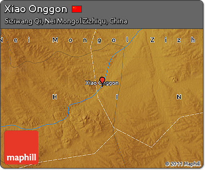 Physical Map of Xiao Onggon