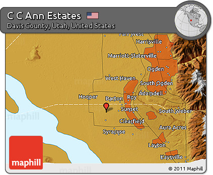 Physical 3D Map of C C Ann Estates