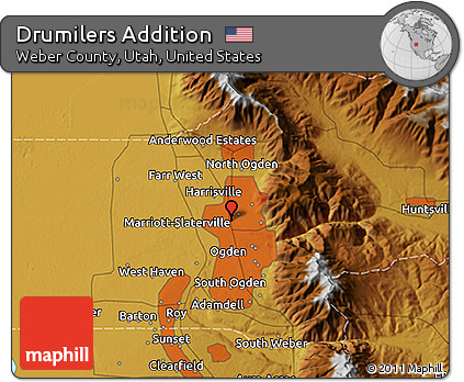 Physical 3D Map of Drumilers Addition