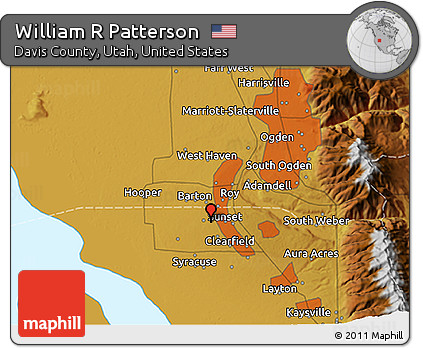 Physical 3D Map of William R Patterson