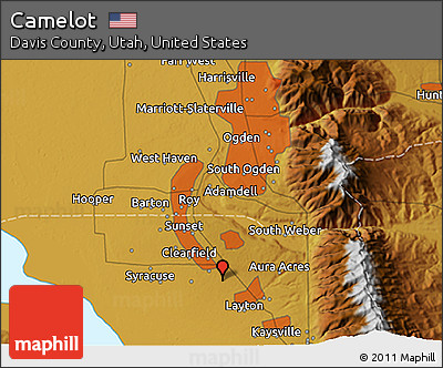 Physical 3D Map of Camelot