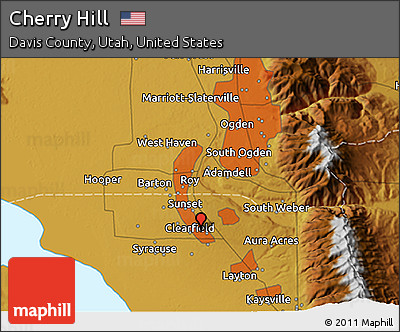 Physical 3D Map of Cherry Hill