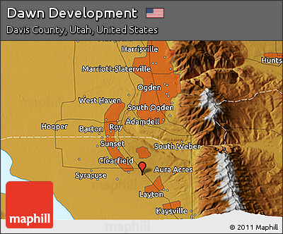 Physical 3D Map of Dawn Development