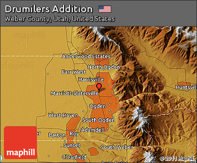 Physical 3D Map of Drumilers Addition