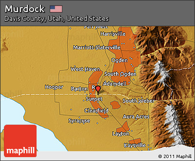 Physical 3D Map of Murdock