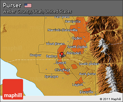 Physical 3D Map of Purser
