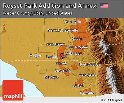 Physical 3D Map of Royset Park Addition and Annex