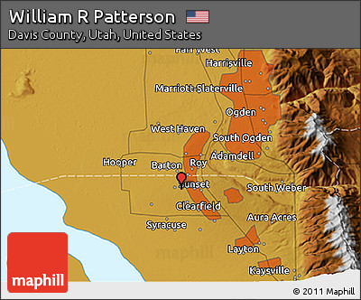 Physical 3D Map of William R Patterson