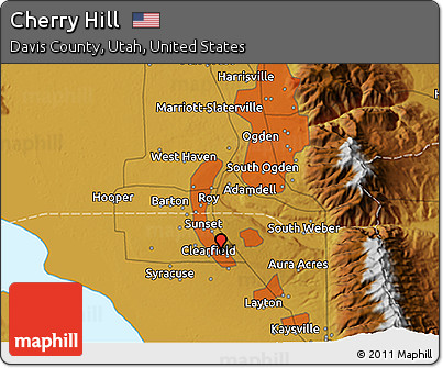 Physical 3D Map of Cherry Hill