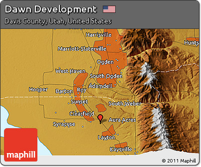 Physical 3D Map of Dawn Development