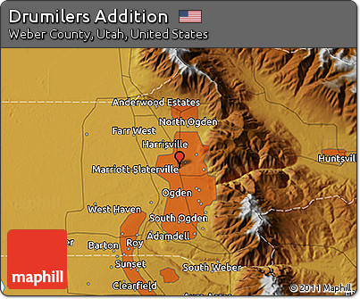 Physical 3D Map of Drumilers Addition