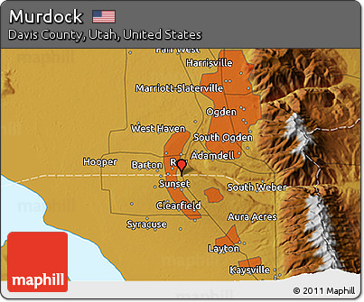 Physical 3D Map of Murdock