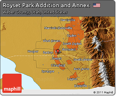 Physical 3D Map of Royset Park Addition and Annex