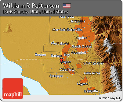 Physical 3D Map of William R Patterson