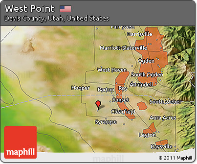 Satellite 3D Map of West Point