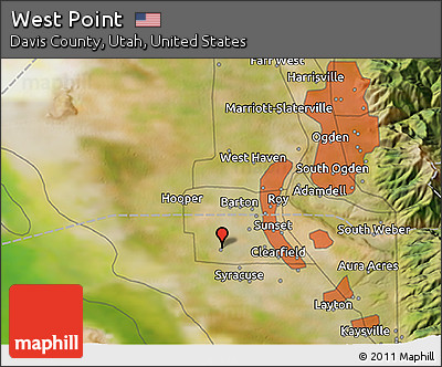 Satellite 3D Map of West Point