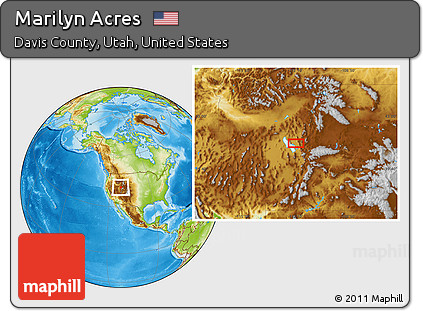Physical Location Map of Marilyn Acres