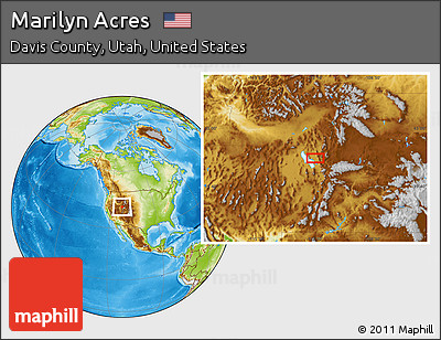 Physical Location Map of Marilyn Acres