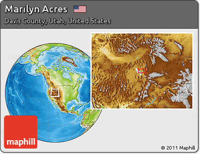 Physical Location Map of Marilyn Acres