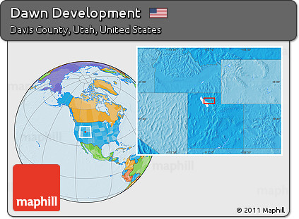 Political Location Map of Dawn Development