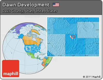 Political Location Map of Dawn Development