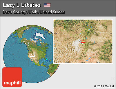 Satellite Location Map of Lazy L Estates