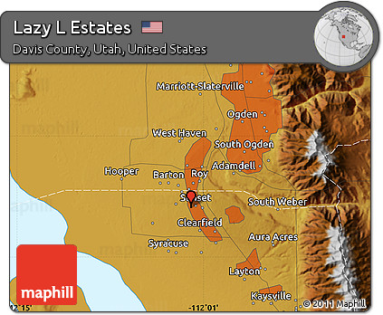Physical Map of Lazy L Estates