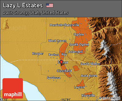Physical Map of Lazy L Estates