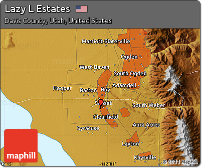 Physical Map of Lazy L Estates