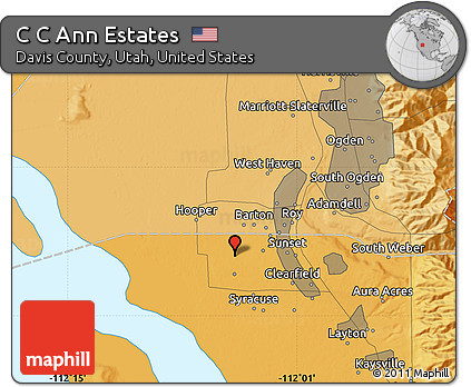 Political Map of C C Ann Estates