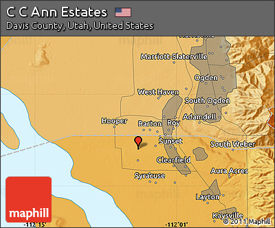 Political Map of C C Ann Estates