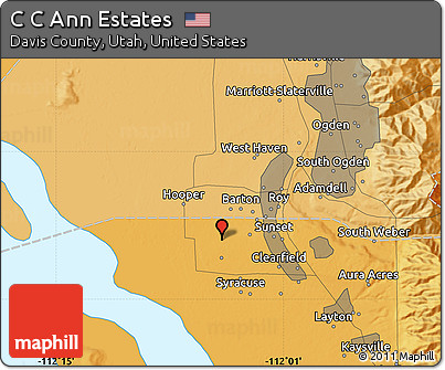 Political Map of C C Ann Estates