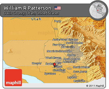 Political Panoramic Map of William R Patterson