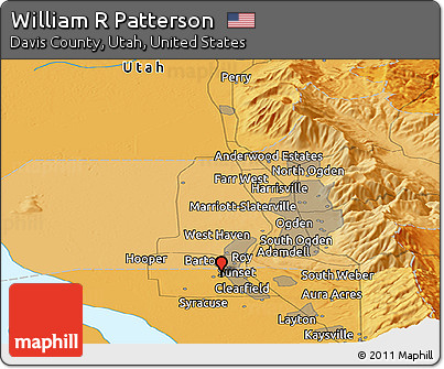 Political Panoramic Map of William R Patterson