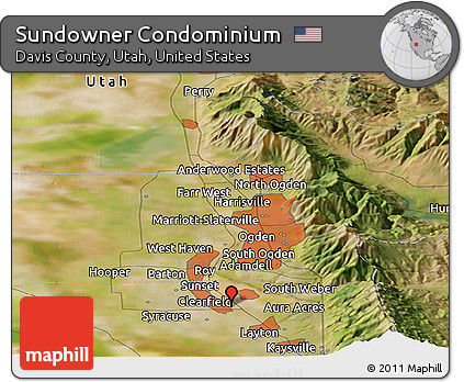 Satellite Panoramic Map of Sundowner Condominium