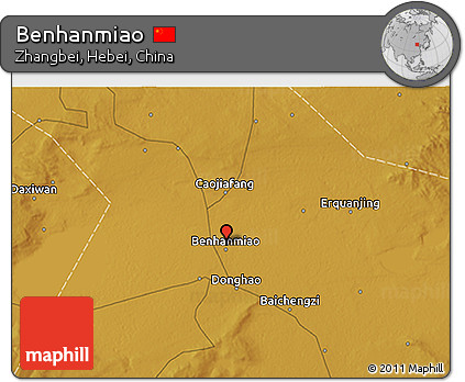 Physical 3D Map of Benhanmiao