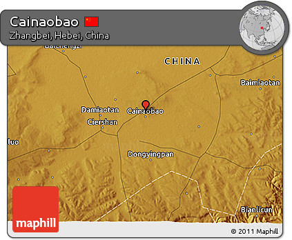 Physical 3D Map of Cainaobao